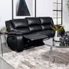 Camila Upholstered Motion Reclining Sofa Black — product view 3