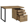 Brennan 47-inch 3-drawer Office Computer Desk Mango — product view 3