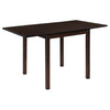 Kelso 3-piece Drop Leaf Dining Table Set Cappuccino and Tan — product view 3