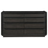 Leandro 8-drawer Bedroom Dresser Cabinet Burnished Black — product view 3