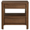 Maderia 2-drawer Nightstand Bedside Table Walnut — product view 3