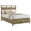 Hazlewood 59-inch Queen Panel Storage Bed Vineyard Oak — product view 3