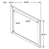 Winslow Dresser Mirror Smokey Walnut — product view 3