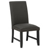Berning Fabric Upholstered Parson Side Chair Charcoal (Set of 2) — product view 3