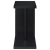 Clower Engineered Wood C-Shaped Sofa Side Table Black — product view 3