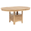 Lavon Oval 60-inch Wood Extension Leaf Dining Table Light Oak — product view 3