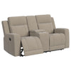 Brentwood Upholstered Motion Reclining Loveseat Taupe — product view 3