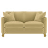 Corliss Upholstered Curved Track Arm Loveseat Camel — product view 3