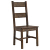 Coleman Dining Side Chair Rustic Golden Brown (Set of 2) — product view 3