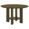 Ottowa 5-piece Round Wood Dining Room Table Set Brown — product view 3