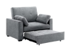 Night & Day Nantucket Twin Sofa Sleeper — Light Gray