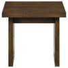 Decker Square Occasional Side End Table Walnut — product view 3