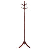 Riona 6 Hook Freestanding Wood Coat Rack Hat Hanger Merlot — product view 3