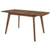 Alfredo 63-inch Extension Leaf Dining Table Natural Walnut — product view 3