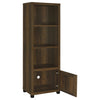 Sachin 3-shelf Engineered Wood Media Tower Dark Pine — product view 3