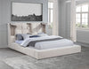 Dreux Upholstered Queen Panel Platform Bed Cream — product view 3