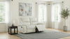 Camila Upholstered Motion Reclining Loveseat White — product view 3