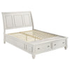 Sandy Beach 4-piece Queen Bedroom Set Cream White — product view 3