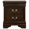 Louis Philippe 2-drawer Nightstand Cappuccino — product view 3