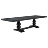 Phelps 7-piece Rectangular Dining Table Set Distressed Noir — product view 3