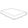 Mercer 9-inch Queen Standard Box Spring Foundation — product view 3
