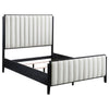 Brookmead 4-piece Upholstered Queen Bedroom Set Black — product view 3