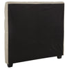Chloe Upholstered Full Panel Headboard Oatmeal — product view 3