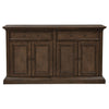 Ridgewell 2-drawer 4-door Dining Server Dark Oak — product view 3