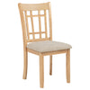 Lavon Wood Dining Side Chair Linen and Light Oak (Set of 2) — product view 3