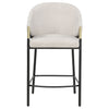 Chadwick Fabric Upholstered Counter Height Chair Beige (Set of 2) — product view 3