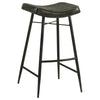 Bayu Leather Upholstered Bar Stool Espresso (Set of 2) — product view 3