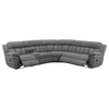 Bahrain 6-piece Modular Reclining Sectional Sofa Charcoal — product view 3