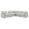 Collins 6-piece Modular Power Reclining Sectional Grey — product view 3