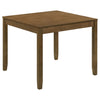 Parkwood 5-piece Square Dining Table Set Honey Brown — product view 3