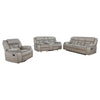 Greer 3-piece Upholstered Reclining Sofa Set Taupe — product view 3