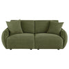 Elysia Fabric Upholstered Modular Lounge Loveseat Green — product view 3