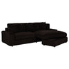 Blaine Upholstered Reversible Chaise Sectional Sofa Chocolate — product view 3