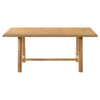 Duncan 71-inch Rectangular Wood Dining Room Table Washed Oak — product view 3