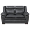 Arabella Upholstered Padded Arm Loveseat Grey — product view 3
