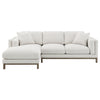 Geneva Boucle Upholstered Sectional Chaise Sofa Sand — product view 3