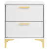 Kendall 2-drawer Nightstand White — product view 3