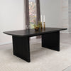 Brookmead 100-inch Extension Leaf Dining Table Black — product view 3