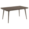 Onslow 5-piece 59-inch Rectangular Dining Set Dark Brown — product view 3