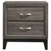Watson 2-drawer Nightstand Grey Oak — product view 3