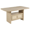 Kailani 7-piece Wood Counter Height Dining Set Beige Oak — product view 3