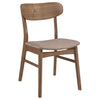 Dortch Dining Side Chair Walnut and Brown (Set of 2) — product view 3