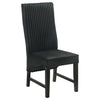 Barrand Upholstered Dining Side Chair Black (Set of 2) — product view 3