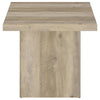 Devar Square Engineered Wood End Table Distressed Pine — product view 3