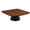Eason 2-piece Coffee Table Set Walnut and Black — product view 3