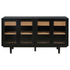 Middleton 4-door Sideboard Server with Dual Drawers Black — product view 3